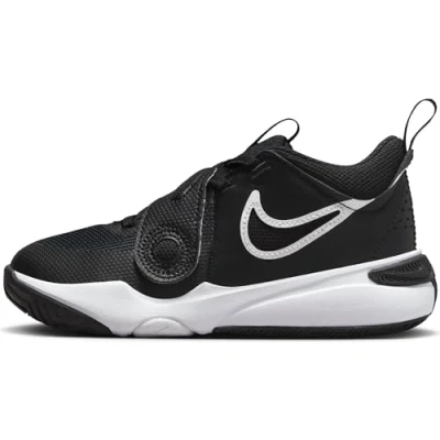 Abbildung von Nike Performance TEAM Hustle D 11 Basketballschuh für Kinder, Größe: 28, Black/white Schuhe