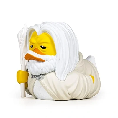 Abbildung von TUBBZ Box Ausgabe Gandalf der Weiße Sammler Vinyl Gummiente Figur Offizielles Herr Ringe Merchandise Fernsehen, Filme &amp; Videospiele