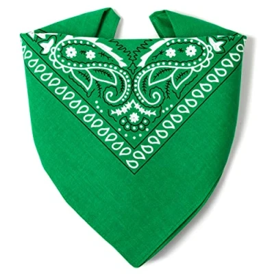 Abbildung von Karl Loven Bandana 100% Baumwolle Premium Qualität für Damen Herren Halstuch Kopftuch original Paisley Muster Headwear Haar Schal Ansatz Handgelenk Kopf Biker