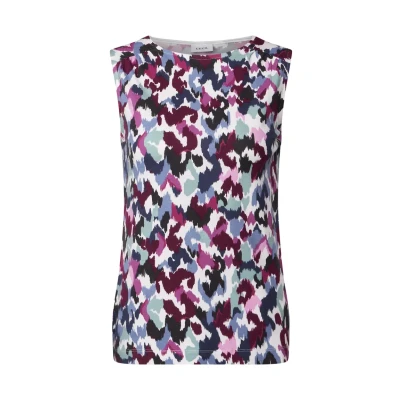 Abbildung von Cecil Gemustertes Top, Damen, Größe: Medium, Weiß