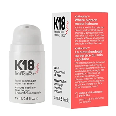 Abbildung von K18 Leave In Repair Haarmaske, 15 ml, weiß