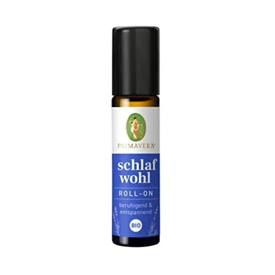 Abbildung von PRIMAVERA Schlafwohl Aroma Roll On bio 10 ml Lavendel , Vanille und Neroliduft Aromatherapie für Unterwegs entspannend vegan