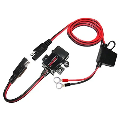 Abbildung von MOTOPOWER MP0609A 3,1 Amp Motorrad USB Ladegerät Kit für Telefon, GPS oder Sportkamera