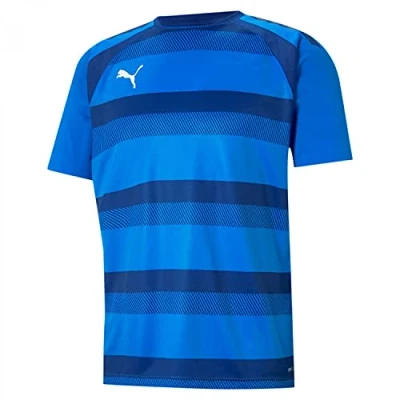 Abbildung von puma Unisex Kinder Teamvision Jersey Jr Shirt, Electric Blue Lemonade limoges White, 176 EU
