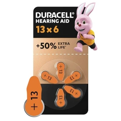 Abbildung von Duracell Hörgerätebatterien Typ 13 (6er Pack)