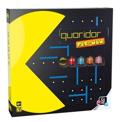Abbildung von Gigamic, Quoridor PAC MAN, Familienspiel, Holzspiel, 2 5 Spieler, Ab 8+ Jahren, 15 Minuten, Deutsch, Mehrsprachig