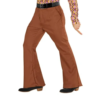 Abbildung von W WIDMANN MILANO Party Fashion 70er Jahre Herrenhose, Schlaghose, Flower Power, Disco Style, Outfit, Faschingskostüme