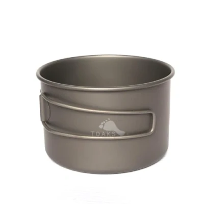 Abbildung von TOAKS Camping Titan Topf Becher Schale (375ml, 450ml, 550ml, 650ml, 700ml, 750ml, 900ml), Outdoor Picknick Wandern Titanium Geschirr (550ml[BWL 550 D103])