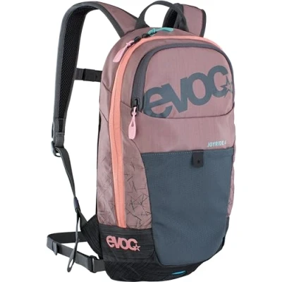 Abbildung von EVOC JOYRIDE 4 Kinderrucksack, Rucksack für Ausflüge &amp; Outdoor Sport Aktivitäten (Backpack mit 4l Stauraum, AIR TUNE SYSTEM, abnehmbarer Hüftgurt, 2l Trinkblasenfach), Dusty Pink / Carbon Grau