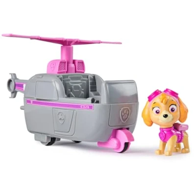 Abbildung von PAW PATROL, Helikopter Fahrzeug mit Skye Figur (Basic Vehicle/Basis Fahrzeug), Spielzeugauto, ab 3 Jahren