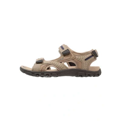 Abbildung von Geox Strada Trekkingsandale, Herren, Größe: 46, Sand/navy Schuhe