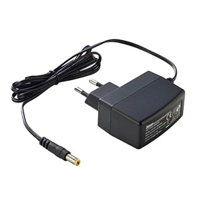 Abbildung von PremiumCord Universal Netzteil 230V/ 12V/ 1A DC, Netzadapter AC/DC, Stromadapter und Stromkabel für Router weitere 12V Geräte, Ausgangsstecker 5,5mm / 2,1mm