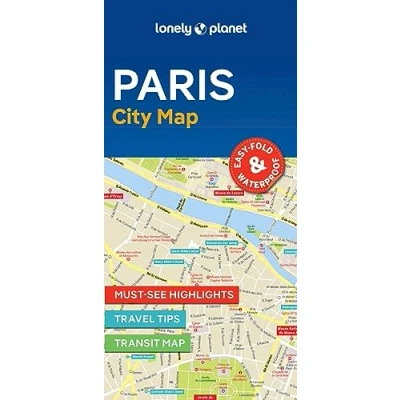 Abbildung von Lonely Planet Paris City Map: Waterproof, Must see Highlights, Travel Tips, Transport Planner