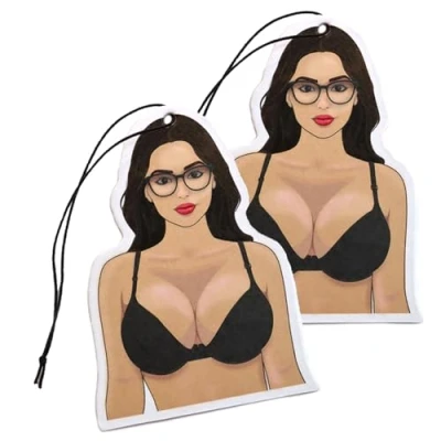 Abbildung von 2er Set Tuning Lufterfrischer Duftbaum fürs Auto Air Freshener Design Duft Anhänger (2x Lady)