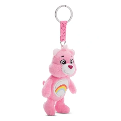 Abbildung von NICI Glücksbärchis Schlüsselanhänger Hurrabärchi 10cm Plüschiger Kuscheltier Anhänger für Kinder &amp; Erwachsene, Mit Schlüsselring Schlüsselband, bund und halter 61370