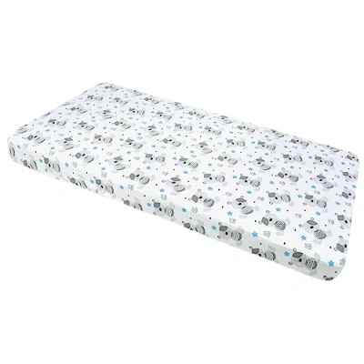 Abbildung von Medi Partners Spannbettlaken Spannbetttuch 60x120cm 100% Baumwolle Baby Bettwäsche Babymatratze Schlafsack Kinderbett Babybett (Safari)