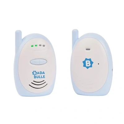 Abbildung von Badabulle Audio Babyphone 300m Reichweite akustischer und visueller Alarm Batterie oder Netzbetrieb