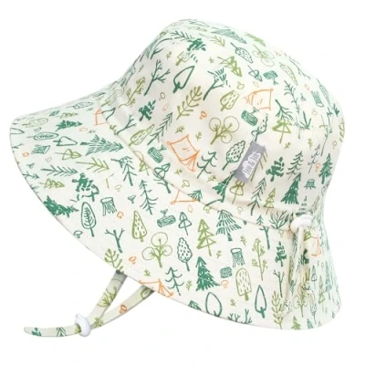Abbildung von Jan &amp; Jul Jungen Baumwoll Bucket Hat, größenverstellbarer Sonnenhut mit Kinnriemen für Kleinkinder (L: 2 5 Jahre, Camp Grove)