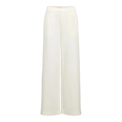 Abbildung von Object Objlisa WIDE Stoffhose, Damen, Größe: 36, Cloud dancer 1