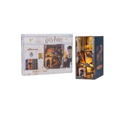 Abbildung von Revell Modellbausatz Tiny Adventures, Gringotts Bank Harry Potter, 3D Miniaturhaus, DIY Book Nook Holz Puzzle, Handgefertigtes Diorama für Sammler und Zauberei Fans
