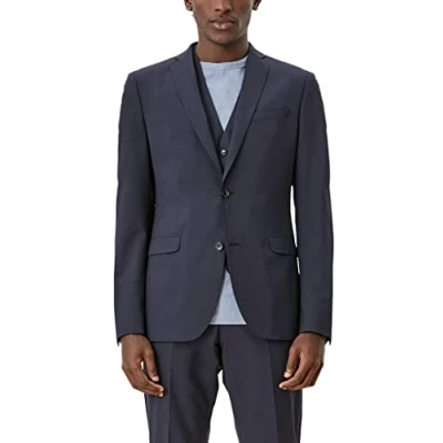 Abbildung von s.Oliver BLACK LABEL Herren Business Anzug Jacke 160.11.899.15.153.2053723 , Dark Blue 94