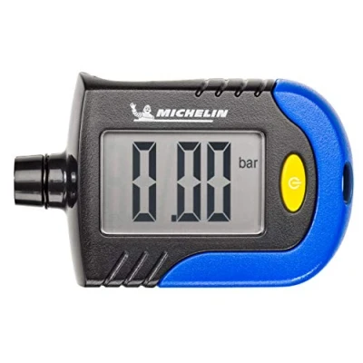 Abbildung von MICHELIN Reifendruck Prüfer Digitaler Luftdruckprüfer Reifen Manometer mit Profiltiefenmesser Reifenprofilmesser, LCD Display, Für Auto, Fahrrad, Motorrad, Wohnwagen und Anhänger