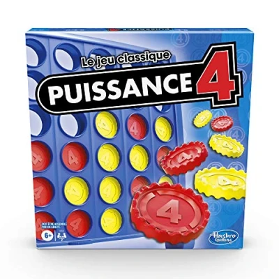 Abbildung von Leistung 4, Gesellschaftsspiel und Brettspiel für Kinder, Strategie 2 Spieler, 4 ab 6 Jahren