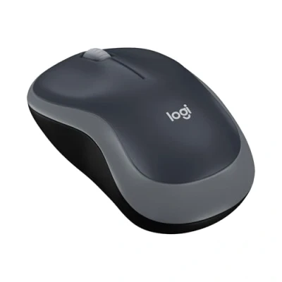 Abbildung von Logitech M185 Kabellose Maus, 2,4 GHz mit USB Nano Empfänger, 12 Monate Batterielaufzeit, 1000 DPI Optical Tracking, Für Links und Rechtshänder, Kompatibel PC, Mac, Laptop Grau