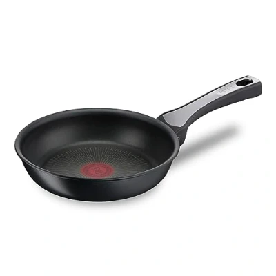 Abbildung von Tefal Unlimited On Bratpfanne 20 cm, Aluminiumpfanne Induktion mit Antihaftbeschichtung, Thermo Signal bei idealer Brattemperatur, PFOA frei, für alle Herdarten geeignet, Made in France, G25902