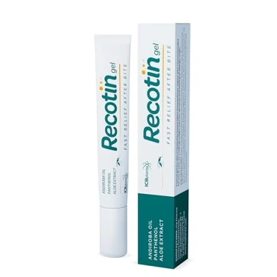 Abbildung von RECOTIN Mückenstich Gel 20ml 100% Natürliche Wirkstoffe Stichheiler gegen Juckreiz Insektenstich Urlaub Must Have Ideal für Reiseapotheke Beruhigt nach Mückenstichen