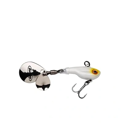 Abbildung von Berkley Pulse Spintail Perch Barsch Angelköder, Pearl, 7 cm 14 g