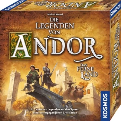 Abbildung von KOSMOS 685256 Die Legenden von Andor Das Ferne Land, 7 epische Legenden, kooperatives Brettspiel für 2 4 Personen ab 10 Jahren, Michael Menzel