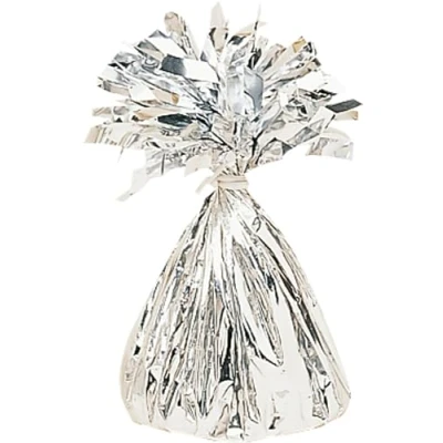 Abbildung von Amscan 991365 18 Ballongewicht Folie Silber, 170 g