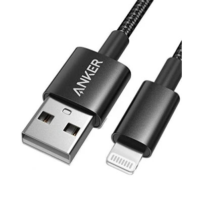 Abbildung von Anker iPhone Ladekabel, 1 m, 331, Premium Nylon, USB A auf Lightning, MFi zertifiziertes Ladekabel für SE/Xs/XS Max/XR/X/8 Plus/7/6 Plus, iPad und mehr, kompatible mit Smartphone