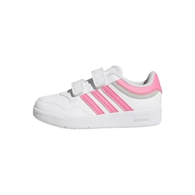 Abbildung von adidas Unisex Kinder Hoops 4.0 Shoes Schuhe, FTWR White Pink Fusion Grey Two, 28 EU