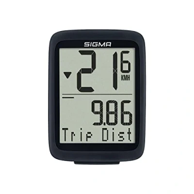 Abbildung von SIGMA BC 8.0 WR Fahrradcomputer mit 8 Funktionen Fahrrad Tacho Kabel, wasserdichter Geschwindigkeitsmesser &amp; Kilometerzähler, Fahrrad, Fahrradtacho, Kinder, Zubehör