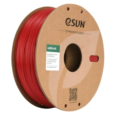 Abbildung von eSUN ABS+ Filament 1.75mm, ABS+HS Hochgeschwindigkeits 3D Drucker Schnelligkeit ABS Plus, Maßgenauigkeit +/ 0.03mm, 1KG Spule (2.2 LBS) für High Speed Drucker,Feuerrot
