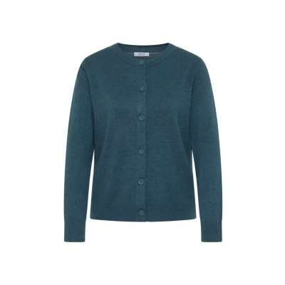 Abbildung von Cecil MIT Knopfleiste Strickjacke, Damen, Größe: XS, Blau