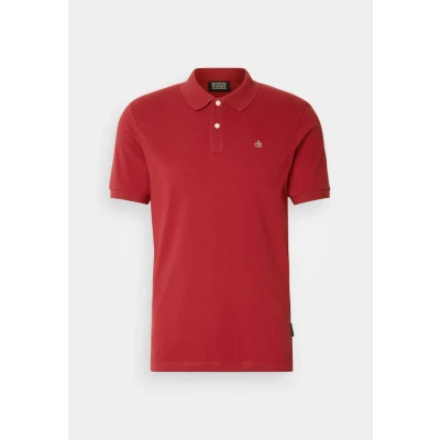 Abbildung von Scotch &amp; Soda Seasonal CORE Regular FIT Poloshirt, Herren, Größe: Large, Roadside red