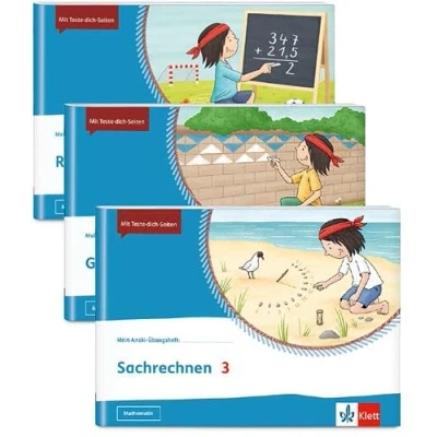Abbildung von Paket Mathematik 3. Richtig rechnen, Geometrie, Sachrechnen: 3 Hefte im Paket: rechnen Geometrie Sachrechnen Klasse (Mein Anoki Übungsheft)
