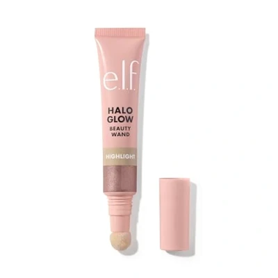 Abbildung von e.l.f. Halo Glow Highlight Beauty Wand, Flüssiger Highlighter Wand Für Leuchtende, Strahlende Haut, Aufbaubare Formel, Vegan &amp; Tierversuchsfrei, Liquid Gold, 10 ml