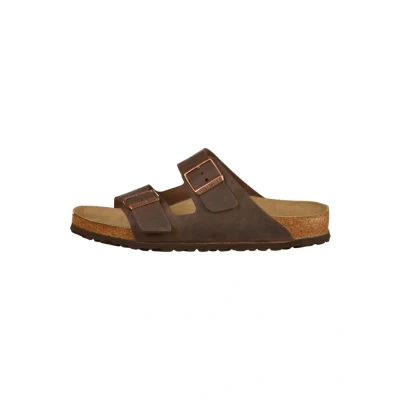 Abbildung von Birkenstock Arizona Unisex Hausschuh, Größe: 46, Brown Schuhe