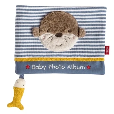 Abbildung von Fehn Fotoalbum Otter Entdecken, Forschen, Fühlen: Mit dem Stoff spielerisch Gesichter merken und Namen lernen, für Babys Kleinkinder ab 0+ Monaten