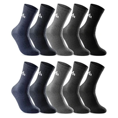Abbildung von sockenkauf24 10 Paar i1R Sportsocken Tennissocken Herren Baumwolle 10300 (43 46 Gemischt)