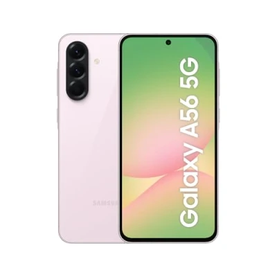 Abbildung von Samsung Galaxy A56 5G AI Smartphone ohne Vertrag, Simlockfreies Handy mit Android, 8 GB RAM, 256 Speicher, 50 MP Kamera, Awesome Pink, 2,5 Jahre Herstellergarantie [Exklusiv auf Amazon]