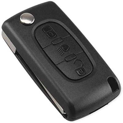 Abbildung von Energy 01 Schlüsselgehäuse, kompatibel mit Citroen C2 C3 C4 C5 C6 C8 Xsara Picasso Berlingo Peugeot 207 307 308 407 408 3008 5008 Partner 807 1007 Fiat Ulysse (3 Tasten Citroen,
