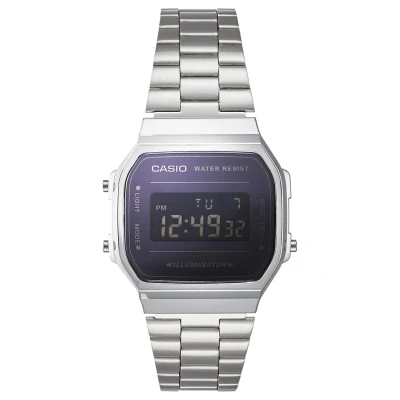 Abbildung von Casio Retro Digitaluhr silvercoloured, Größe: One Size, Silver coloured