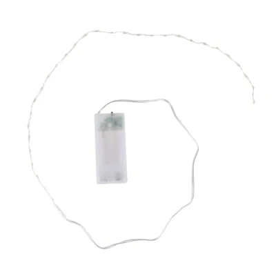 Abbildung von Ideen mit Herz LED Draht Lichterkette 1,5 cm Lichtabstand extra kleiner Lampenabstand warmweiß batteriebetrieben inkl. Timer Funktion (30 LEDs 75 Kabellänge)