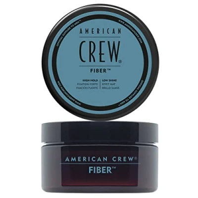 Abbildung von AMERICAN CREW Classic Fiber, 50 g, Haarwachs für Männer, Haarprodukt mit starkem Halt, Stylingprodukt viel Textur &amp; mattes Finish, zur täglichen Anwendung Unparfümiert