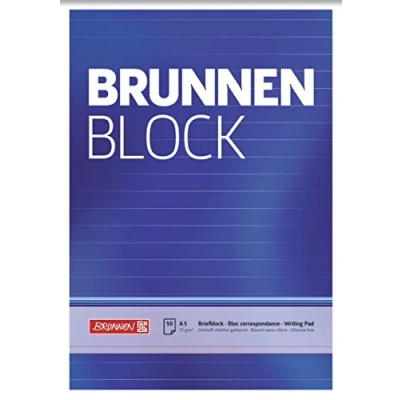 Abbildung von Brunnen 1052427 Briefblock / Schreibblock Der Block (A5, liniert, 50 Blatt, 70 g/m²)
